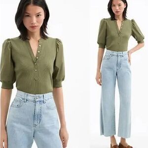 Veronica Beard Sage Green Top